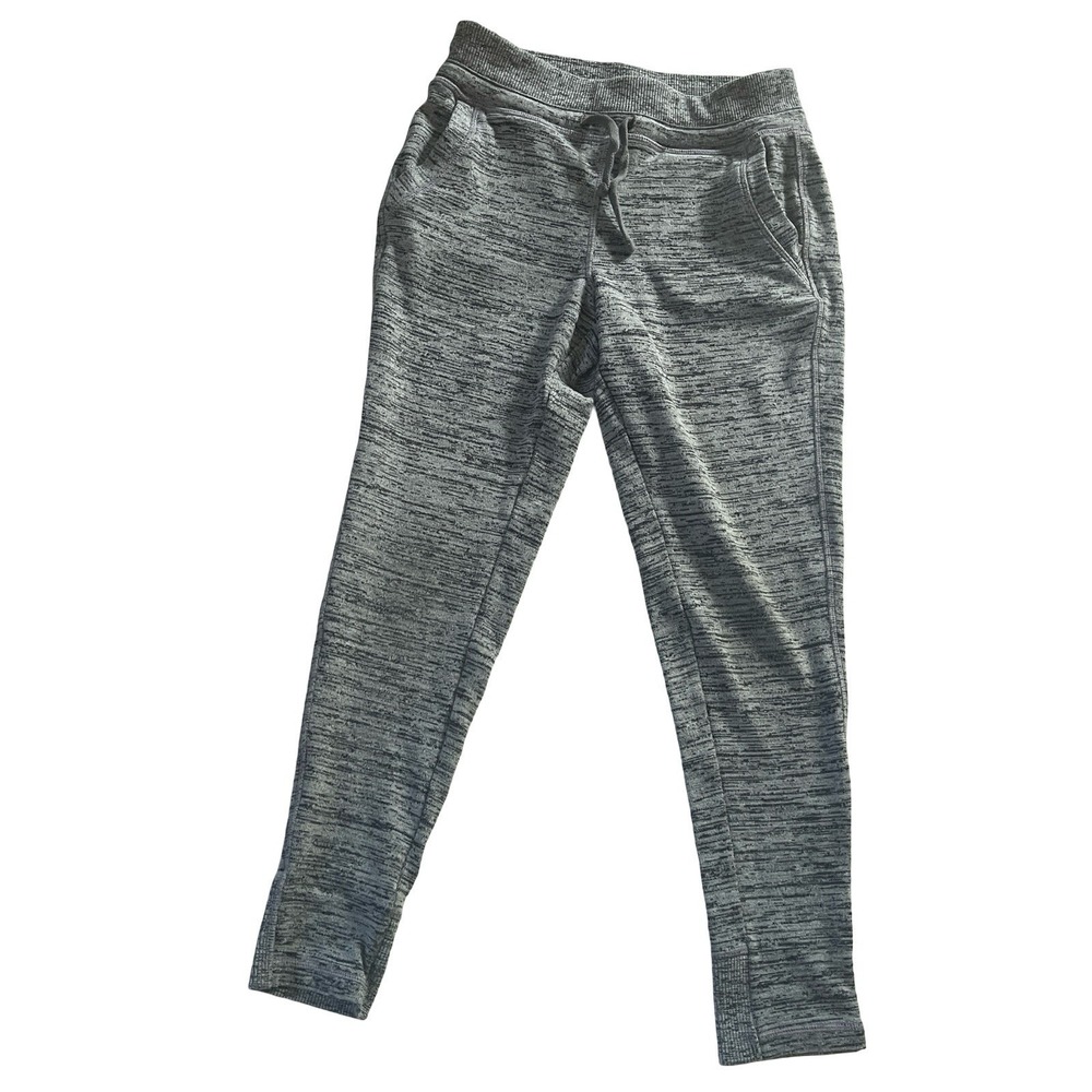 Athleta Girl Girls Size M 8-10 Gray Sweatpants Jogger Heathered Athleisure